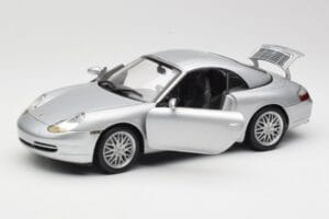 Porsche 911 996 Carrera Cabriolet Silver Hot Wheels 1:18 213595 Diecast — photo 2 of 8
