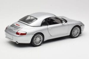 Porsche 911 996 Carrera Cabriolet Silver Hot Wheels 1:18 213595 Diecast — photo 3 of 8