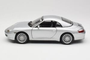 Porsche 911 996 Carrera Cabriolet Silver Hot Wheels 1:18 213595 Diecast — photo 4 of 8