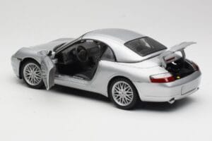 Porsche 911 996 Carrera Cabriolet Silver Hot Wheels 1:18 213595 Diecast — photo 5 of 8