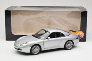 Porsche 911 996 Carrera Cabriolet Silver Hot Wheels 1:18 213595 Diecast — photo 8 of 8