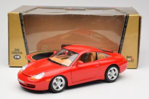 Porsche 911 996 Carrera Red Bburago 1:18 3385 Diecast — photo 8 of 8