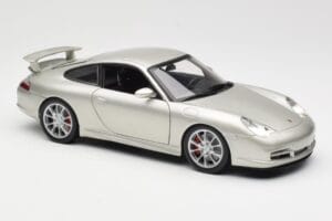Porsche 911 996 GT3 Silver Hot Wheels 1:18 C2590 Diecast — photo 6 of 8