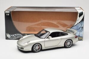 Porsche 911 996 GT3 Silver Hot Wheels 1:18 C2590 Diecast — photo 8 of 8