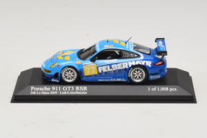 Porsche 911 GT3 R #77 M. Lieb / R. Lietz / W. Henzler 24 Hours of Le Mans 2009 Minichamps 1:43 400096977 Diecast