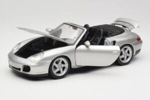 Porsche 911 996 Turbo Cabriolet Silver Maisto 1:18 31660 Diecast — photo 2 of 8