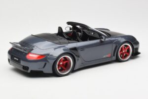 Porsche 911 997 Cabriolet Liberty Walk Grey GT Spirit 1:18 GT463 Resin — photo 2 of 6