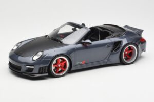 Porsche 911 997 Cabriolet Liberty Walk Grey GT Spirit 1:18 GT463 Resin