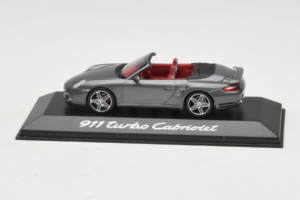 Porsche 911 997 Turbo Cabriolet Grey Metallic Minichamps 1:43 WAP02015216 Diecast