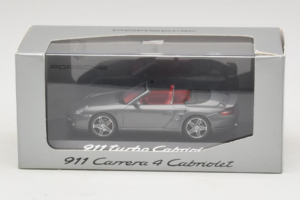 Porsche 911 997 Turbo Cabriolet Grey Metallic Minichamps 1:43 WAP02015216 Diecast — photo 5 of 5