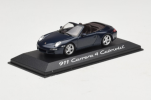 Porsche 911 997 Carrera 4 Cabriolet Dark Blue Minichamps 1:43 WAP02015216-P1 Diecast — photo 2 of 4