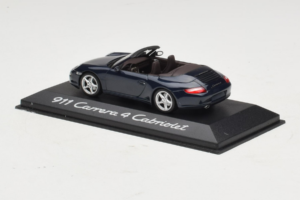 Porsche 911 997 Carrera 4 Cabriolet Dark Blue Minichamps 1:43 WAP02015216-P1 Diecast — photo 3 of 4