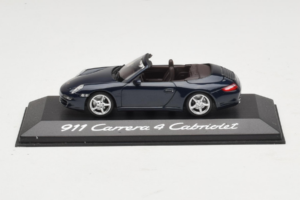 Porsche 911 997 Carrera 4 Cabriolet Dark Blue Minichamps 1:43 WAP02015216-P1 Diecast