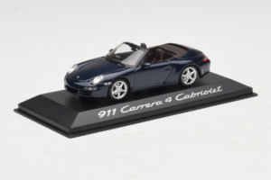 Porsche 911 997 Carrera 4 Cabriolet Dark Blue Minichamps 1:43 WAP02015216-R1 Diecast — photo 2 of 4