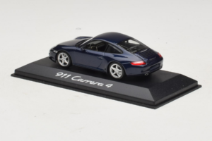Porsche 911 997 Carrera 4 Dark Blue Metallic Minichamps 1:43 WAP02010016 Diecast — photo 2 of 3