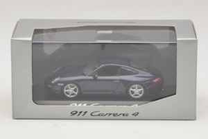 Porsche 911 997 Carrera 4 Dark Blue Metallic Minichamps 1:43 WAP02010016 Diecast — photo 3 of 3