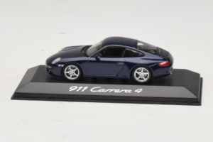 Porsche 911 997 Carrera 4 Dark Blue Metallic Minichamps 1:43 WAP02010016 Diecast