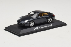 Porsche 911 997 Carrera 4 Dark Blue Metallic Minichamps 1:43 WAP02001518 Diecast — photo 2 of 4