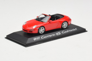 Porsche 911 997 Carrera 4S Cabriolet Red Minichamps 1:43 WAP02015316 Diecast — photo 2 of 5