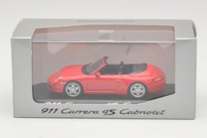 Porsche 911 997 Carrera 4S Cabriolet Red Minichamps 1:43 WAP02015316 Diecast — photo 4 of 5
