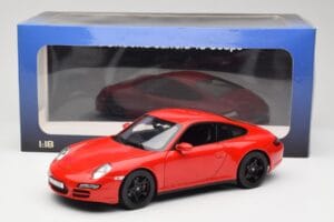 Porsche 911 997 Carrera 4S Red Norev 1:18 187510 Diecast — photo 8 of 8