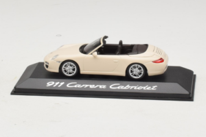 Porsche 911 997 Carrera Cabriolet White Minichamps 1:43 WAP02001118 Diecast
