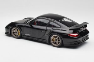 Porsche 911 997 GT2 RS Black & Silver Wheels Minichamps 1:18 100069401 Diecast — photo 7 of 8