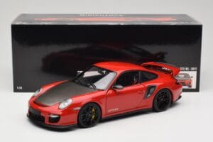 Porsche 911 997 GT2 RS Red With Black Wheels Minichamps 1:18 100069407 Diecast — photo 8 of 8