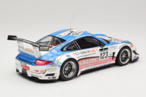 Porsche 911 997 GT3 R #123 Muhlner Motorsport E. Fumal / E. Thiry 24 Hours of Spa 2011 Minichamps 1:18 151118923 Diecast — photo 2 of 6