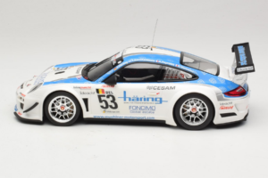 Porsche 911 997 GT3 R #53 Muhlner Motorsport P-Y. Vannelet / U. Peyroles Class Winners 24 Hours of Spa 2010 Minichamps 1:18 1 — photo 3 of 6