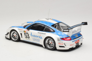 Porsche 911 997 GT3 R #53 Muhlner Motorsport P-Y. Vannelet / U. Peyroles Class Winners 24 Hours of Spa 2010 Minichamps 1:18 1 — photo 5 of 6