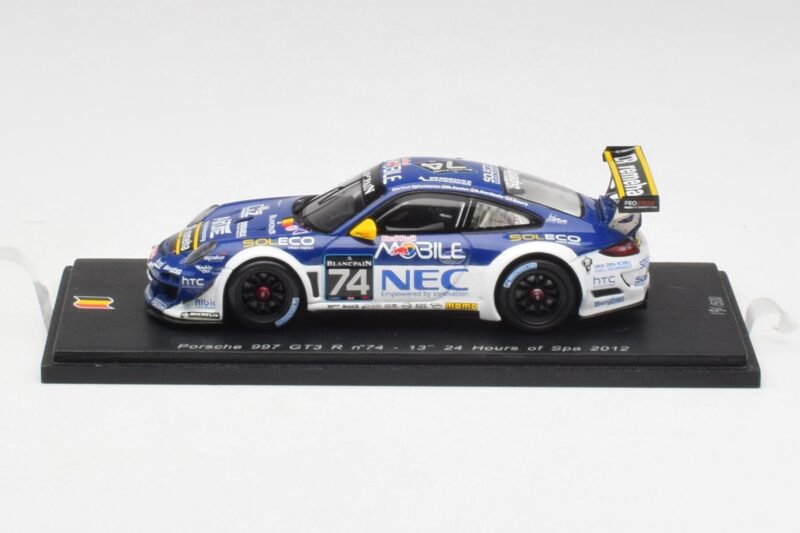 Porsche 911 997 GT3 R #74 Prospeed P. van Splunteren / M. Soulet / F. Derdaele / B. Bouvy 24 Hours of Spa 2012 Spark 1:43 SB0