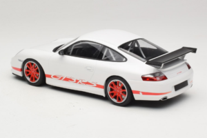 Porsche 911 996 GT3 RS White Red Stripe Minichamps 1:18 155062020 Diecast — photo 5 of 6