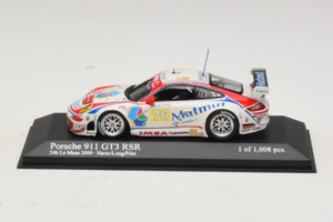 Porsche 911 997 GT3 RSR #76 R. Narac / P. Long / P. Pilet 24 Hours of Le Mans 2009 Minichamps 1:43 400096976 Diecast