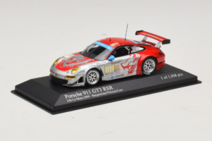 Porsche 911 997 GT3 RSR #80 J. Bergmeister / S. Neiman / D. Law 24 Hours of Le Mans 2009 Minichamps 1:43 400096980 Diecast — photo 2 of 4