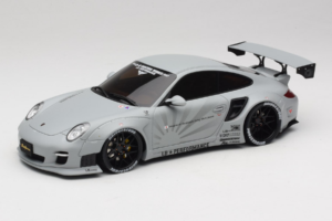 Porsche 911 997 Liberty Walk Grey GT Spirit 1:18 GT126 Resin