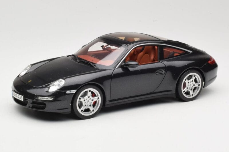 Porsche 911 997 Targa Black Norev 1:18 187506 Diecast