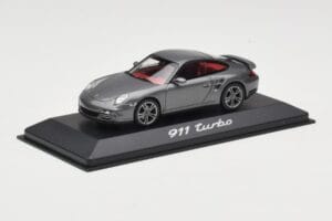 Porsche 911 997 Turbo Anthracite Grey Minichamps 1:43 WAP0200010A Diecast — photo 2 of 4
