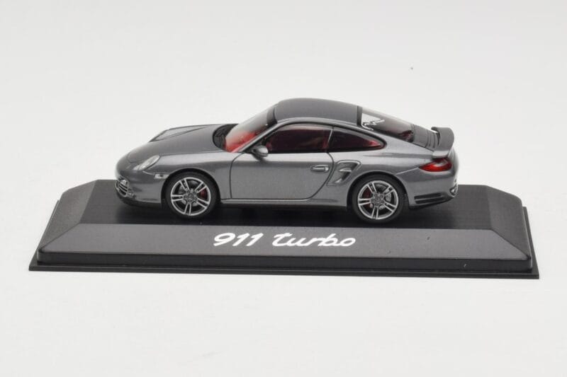 Porsche 911 997 Turbo Anthracite Grey Minichamps 1:43 WAP0200010A Diecast