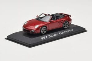 Porsche 911 997 Turbo Cabriolet Red Minichamps 1:43 WAP0200130A Diecast — photo 2 of 4