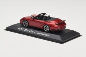 Porsche 911 997 Turbo Cabriolet Red Minichamps 1:43 WAP0200130A Diecast — photo 3 of 4