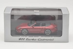 Porsche 911 997 Turbo Cabriolet Red Minichamps 1:43 WAP0200130A Diecast — photo 4 of 4