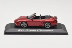 Porsche 911 997 Turbo Cabriolet Red Minichamps 1:43 WAP0200130A Diecast