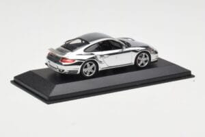 Porsche 911 997 Turbo Chrome Silver Minichamps 1:43 WAP02060816-R Diecast — photo 2 of 5
