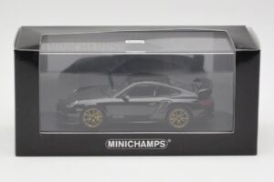 Porsche 911 997.2 GT2 RS Black with Golden Wheels Minichamps 1:43 400069402 Diecast — photo 4 of 4