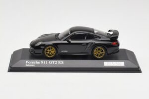 Porsche 911 997.2 GT2 RS Black with Golden Wheels Minichamps 1:43 400069402 Diecast