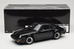 Porsche 911 Carrera 3.2 Black Minichamps 1:18 100063060-R1 Diecast — photo 8 of 8