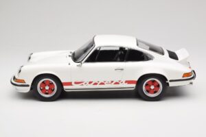 Porsche 911 Carrera RS 2.7 Grand Prix White With Red Norev 1:12 127514 Diecast — photo 3 of 6