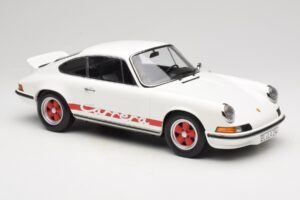 Porsche 911 Carrera RS 2.7 Grand Prix White With Red Norev 1:12 127514 Diecast — photo 4 of 6