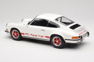 Porsche 911 Carrera RS 2.7 Grand Prix White With Red Norev 1:12 127514 Diecast — photo 5 of 6